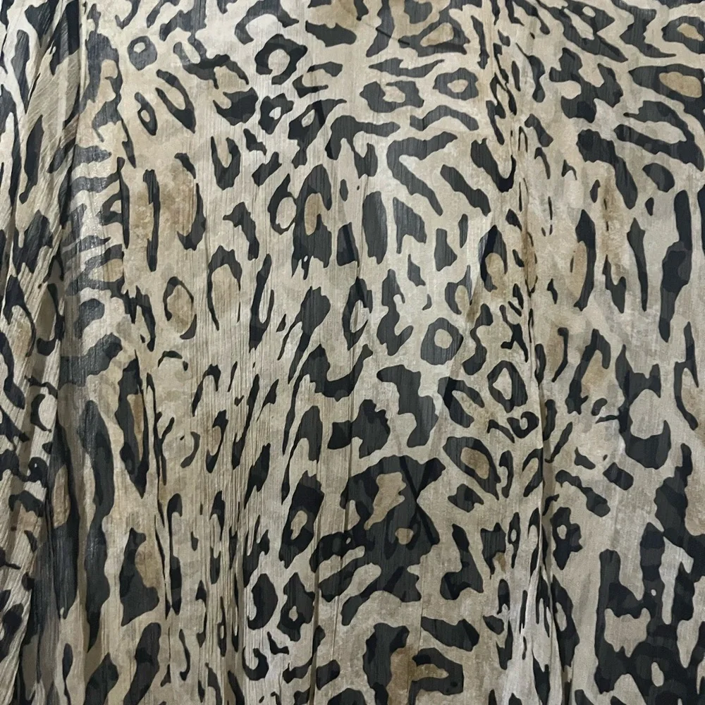 NWT Zara leopard faux wrap top - Picture 6 of 6